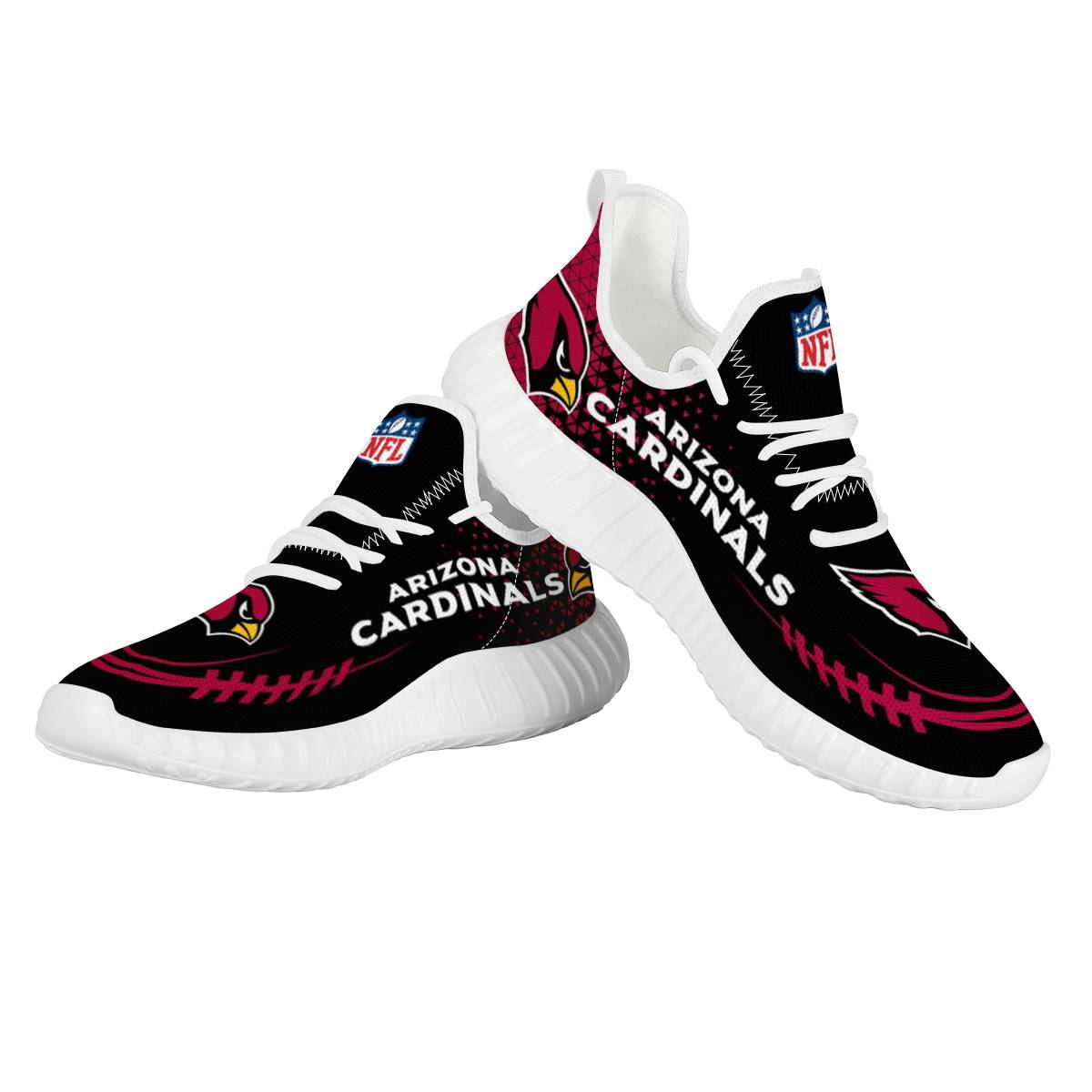 Women's Arizona Cardinals Mesh Knit Sneakers/Shoes 007